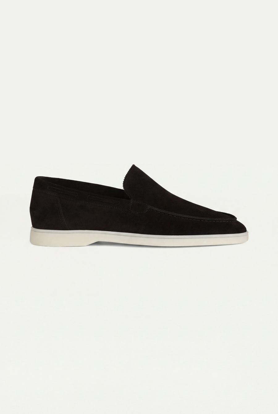 Amalfi Classic Suede Loafer Black