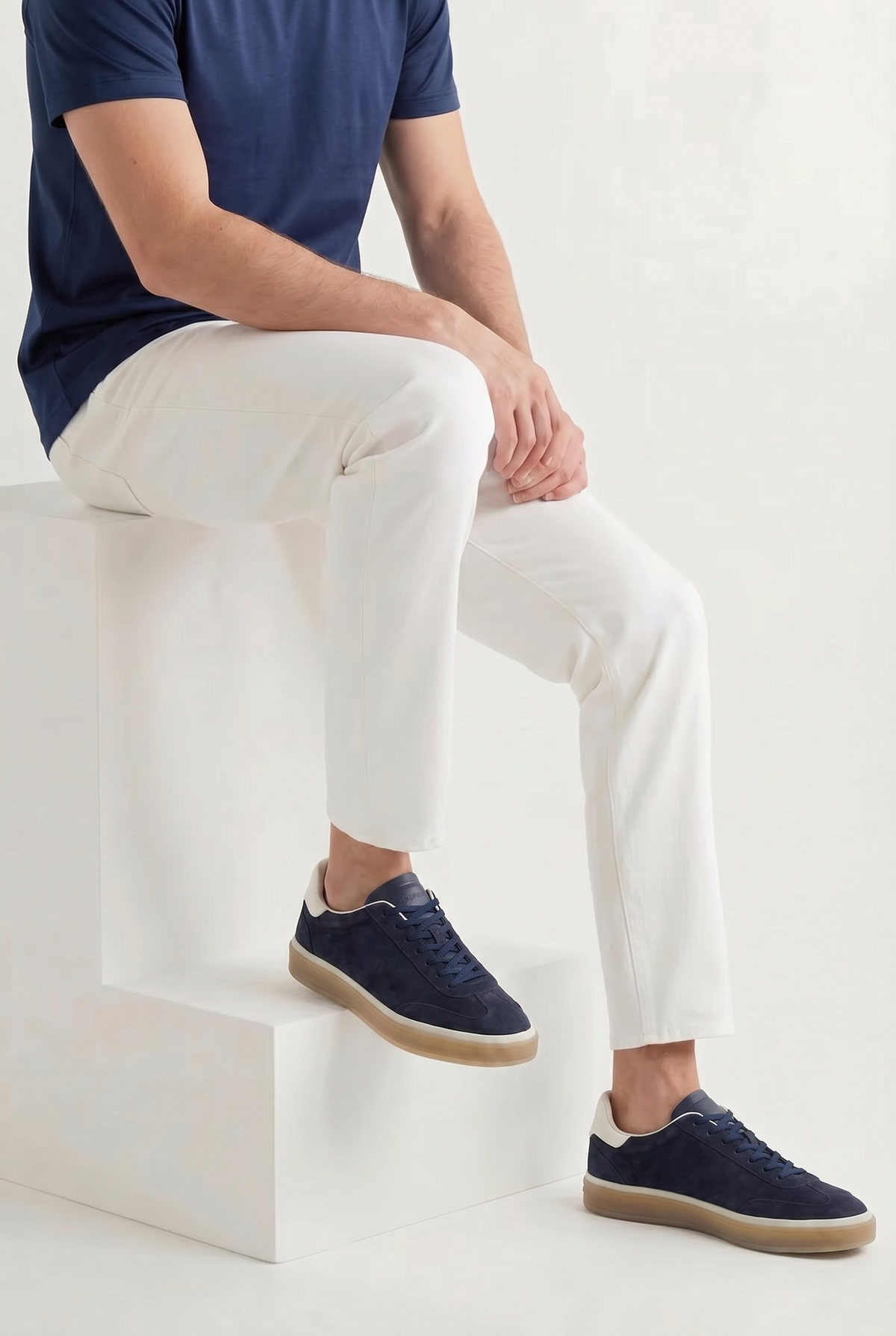 Bogota Suede Sneaker Navy