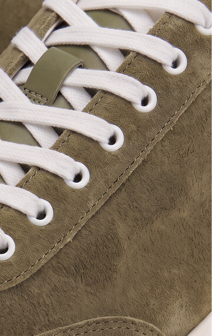 Bogota Suede Sneaker Sage Olive