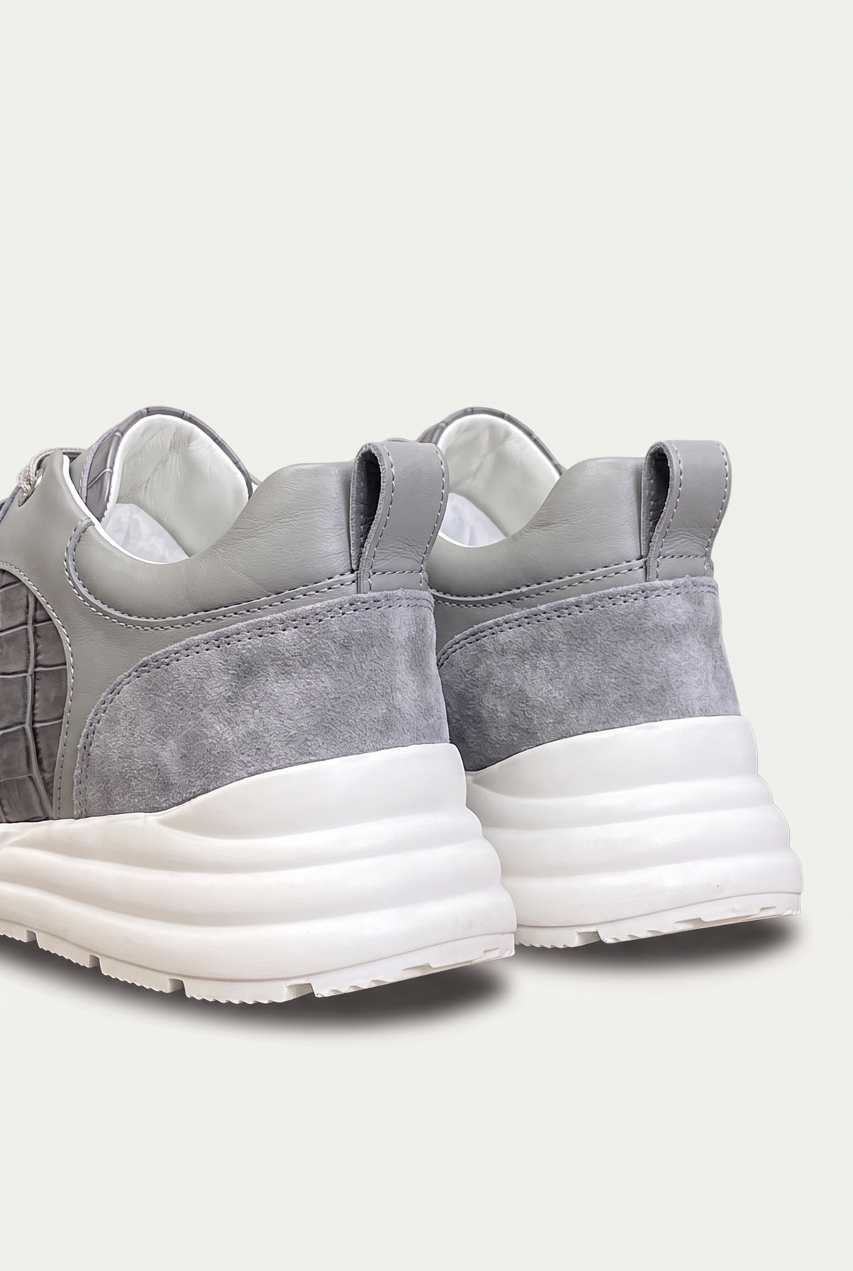 Caimano Crocodile Sneaker Grey