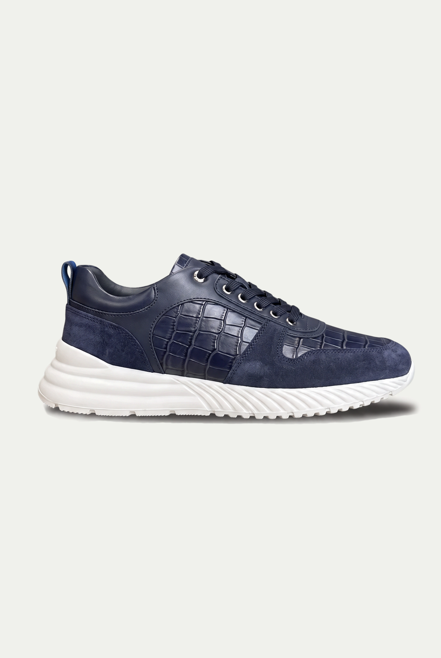Caimano Crocodile Sneaker Navy