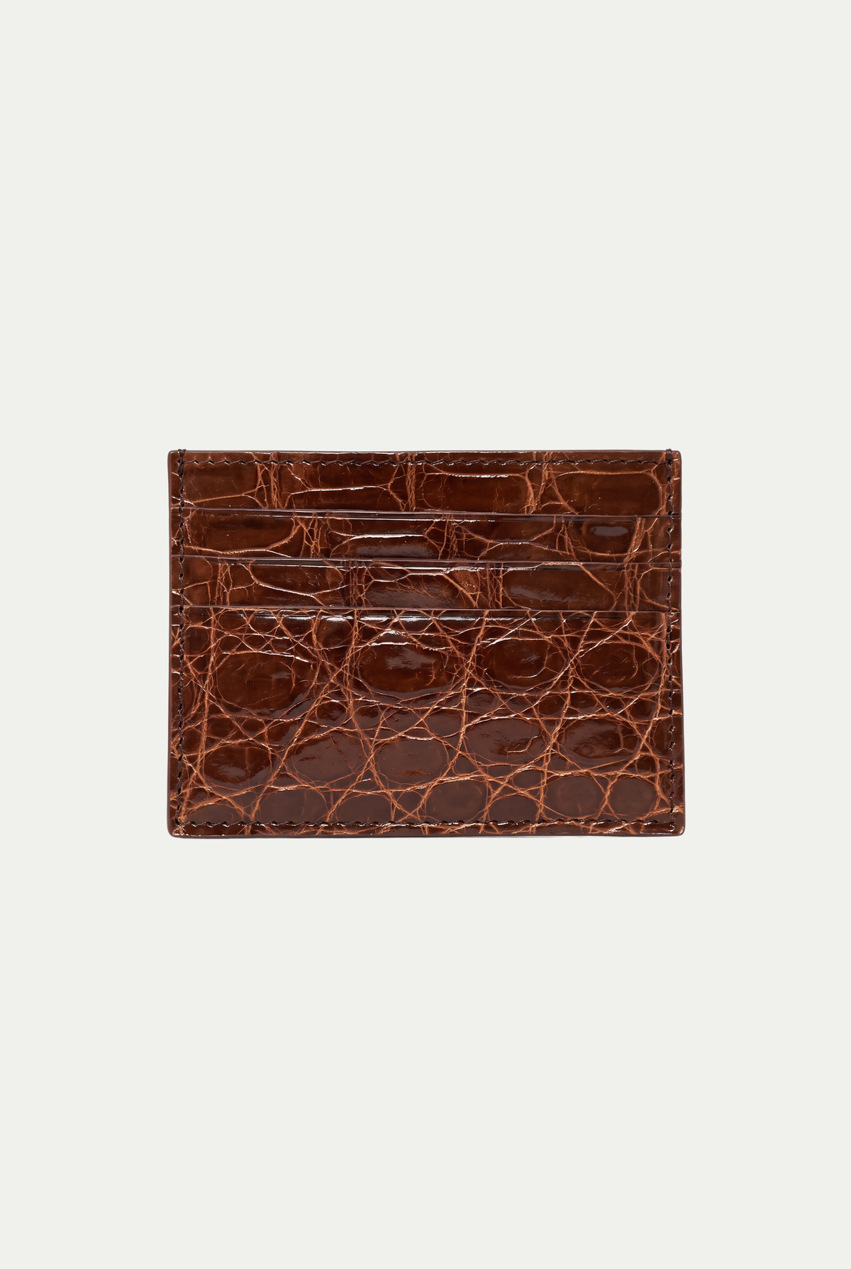 Ziamore Crocodile Wallet Cognac