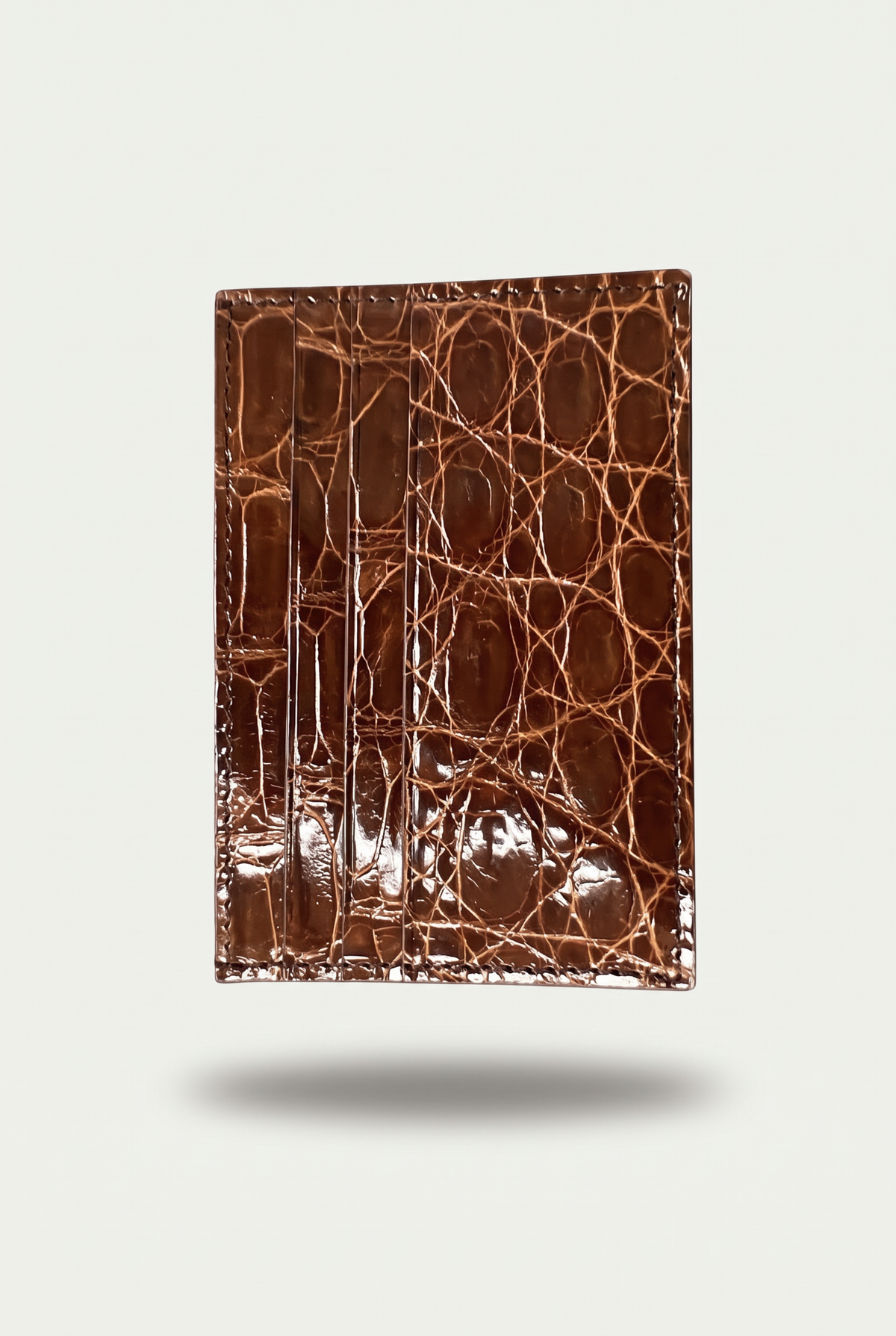 Ziamore Crocodile Wallet Cognac