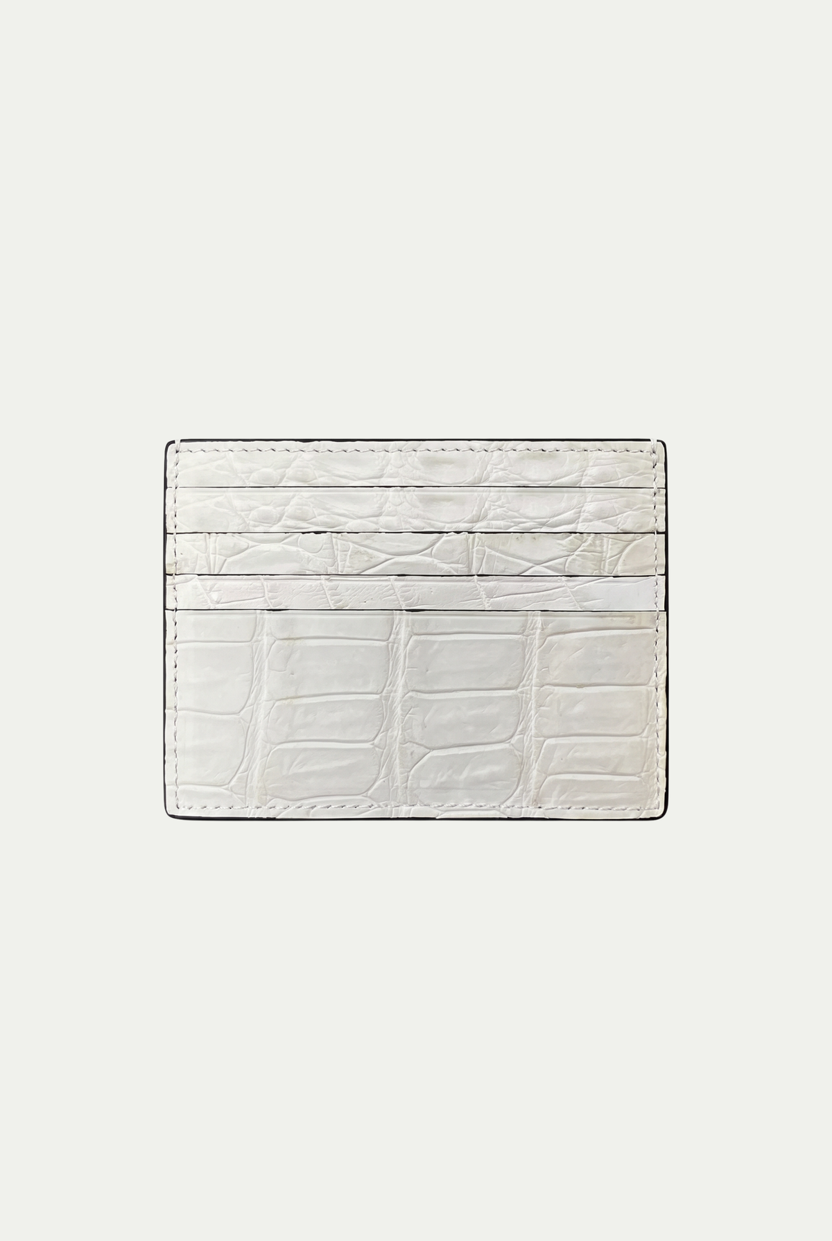 Ziamore Crocodile Wallet White