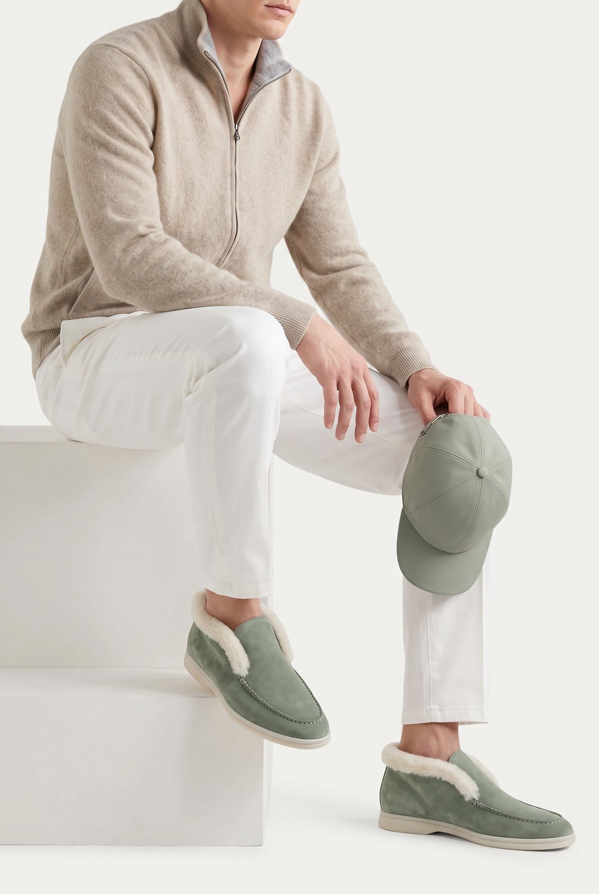 Fur City Loafer Sage