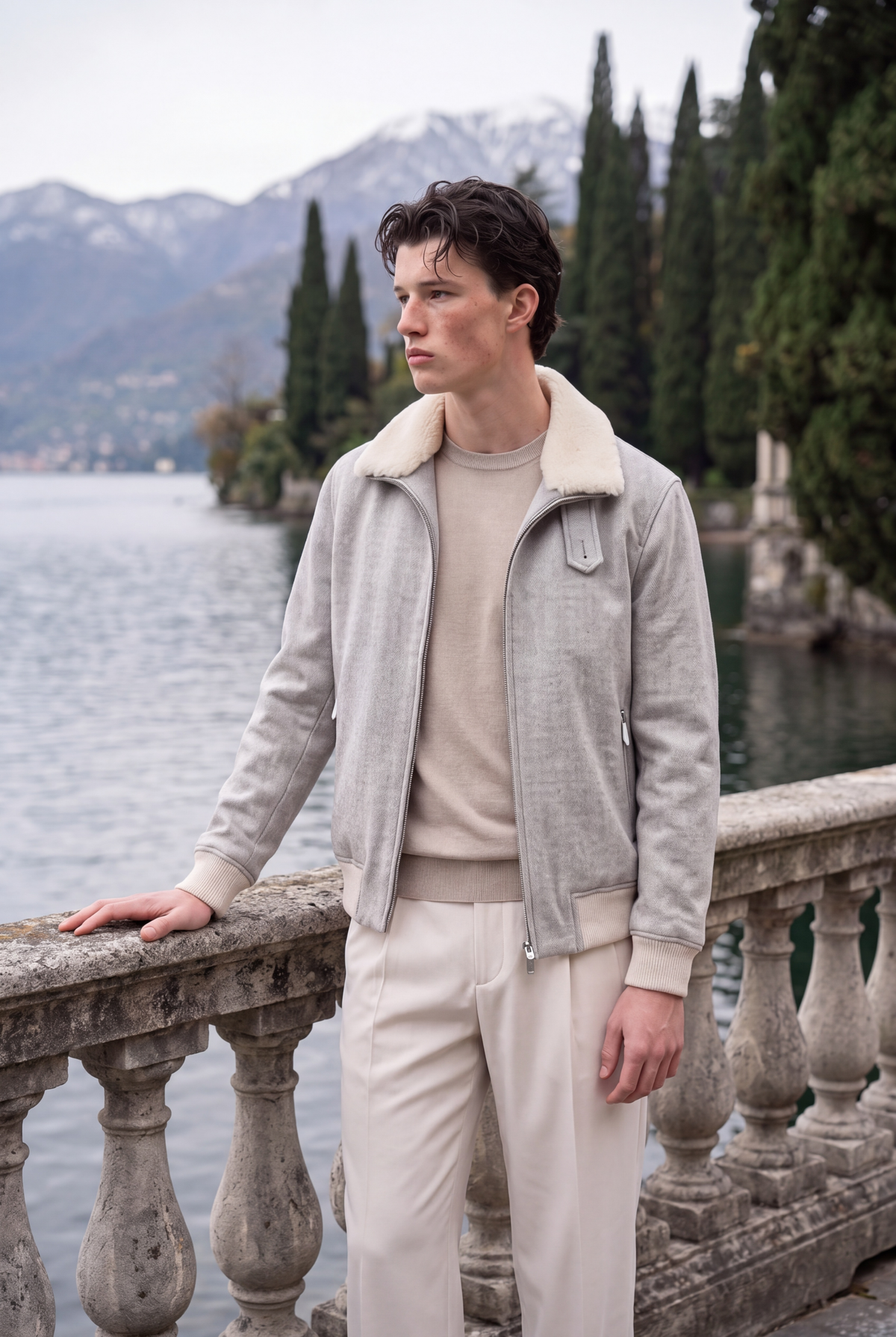 Ziamore Fur Jacket Beige