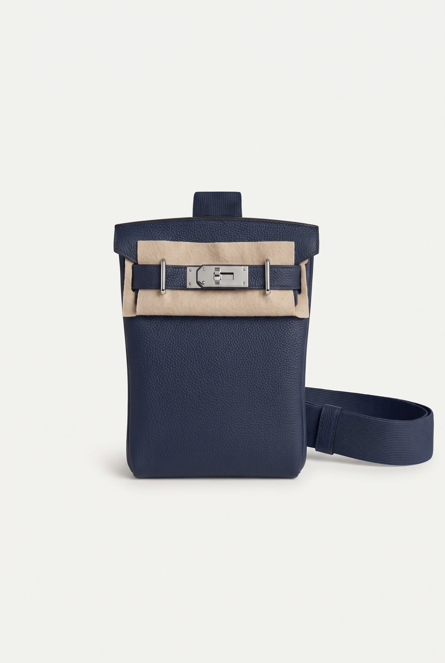 Ziamore Leather Crossbody Navy