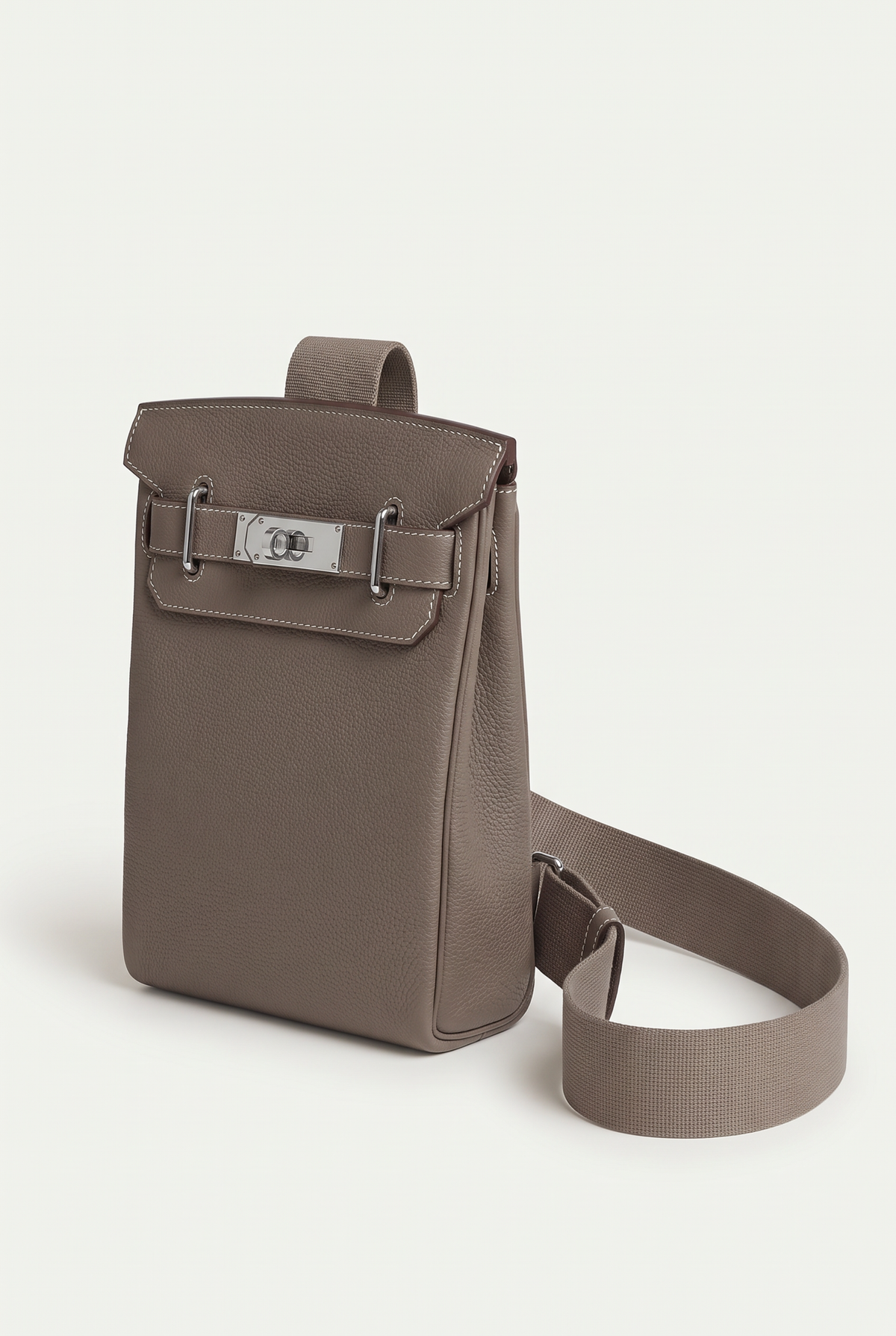 Ziamore Leather Crossbody Taupe