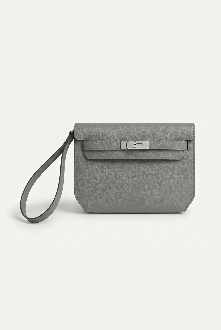 Ziamore Leather Pouch Grey