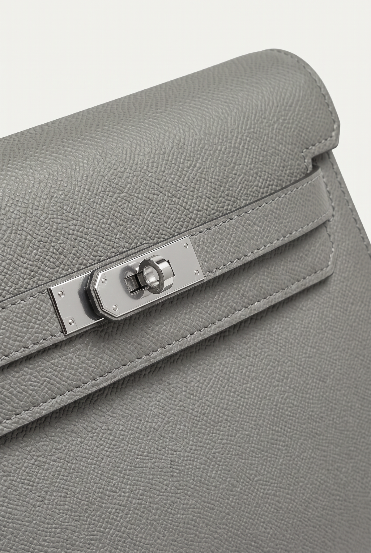 Ziamore Leather Pouch Grey
