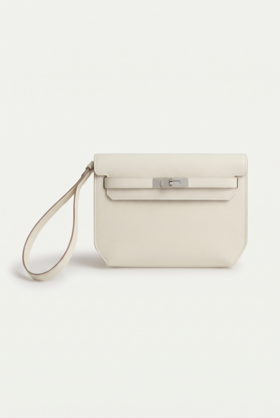 Ziamore Leather Pouch Ivory