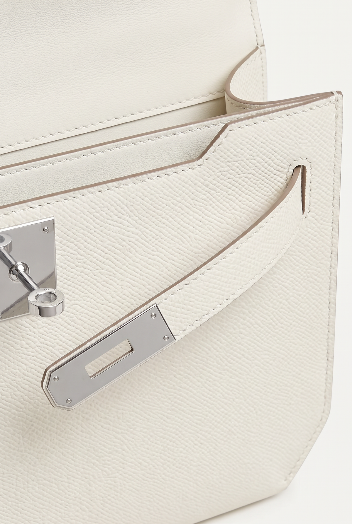 Ziamore Leather Pouch Ivory