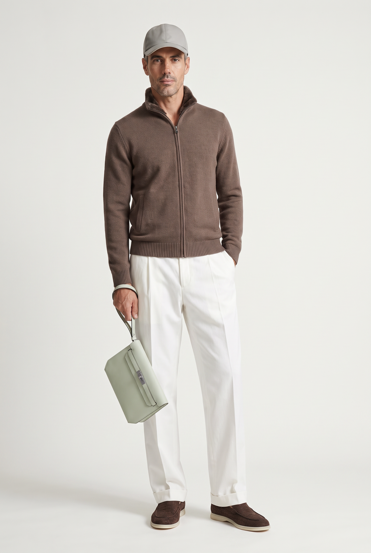Ziamore Leather Pouch Mint