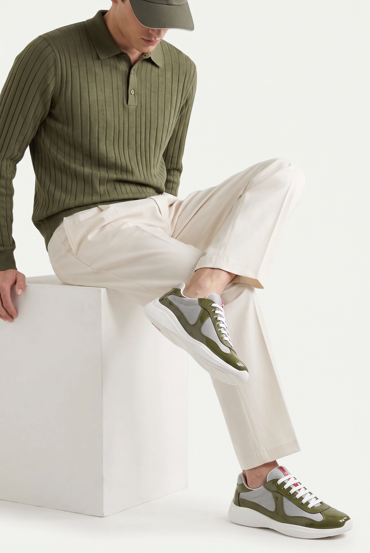 Marezzi Sneaker Gloss Olive