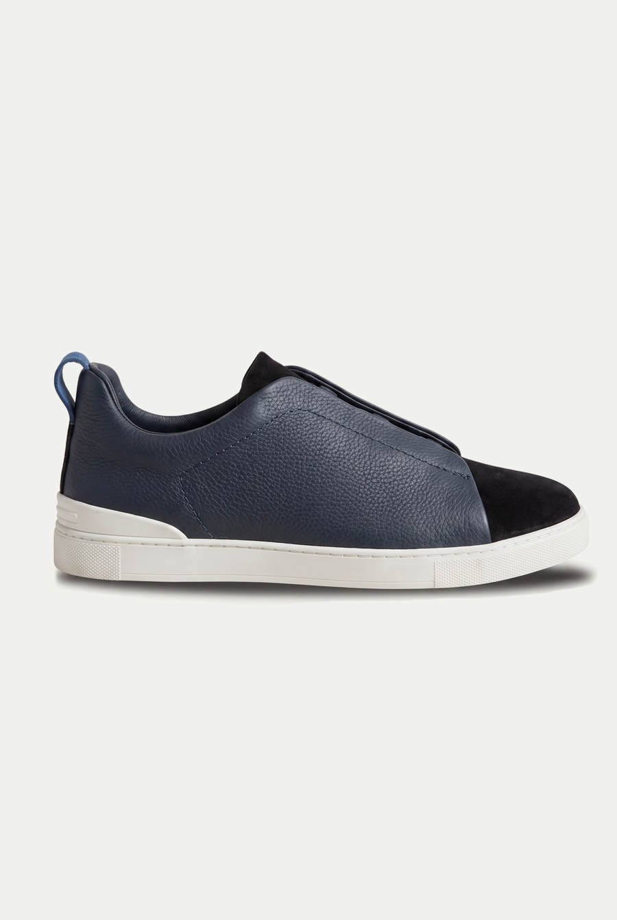 Monaco Leather Sneaker Navy Black