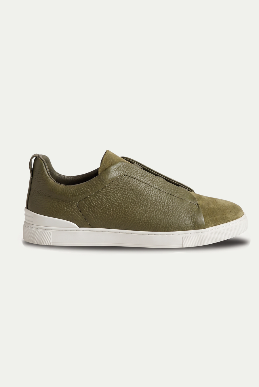 Monaco Leather Sneaker Olive