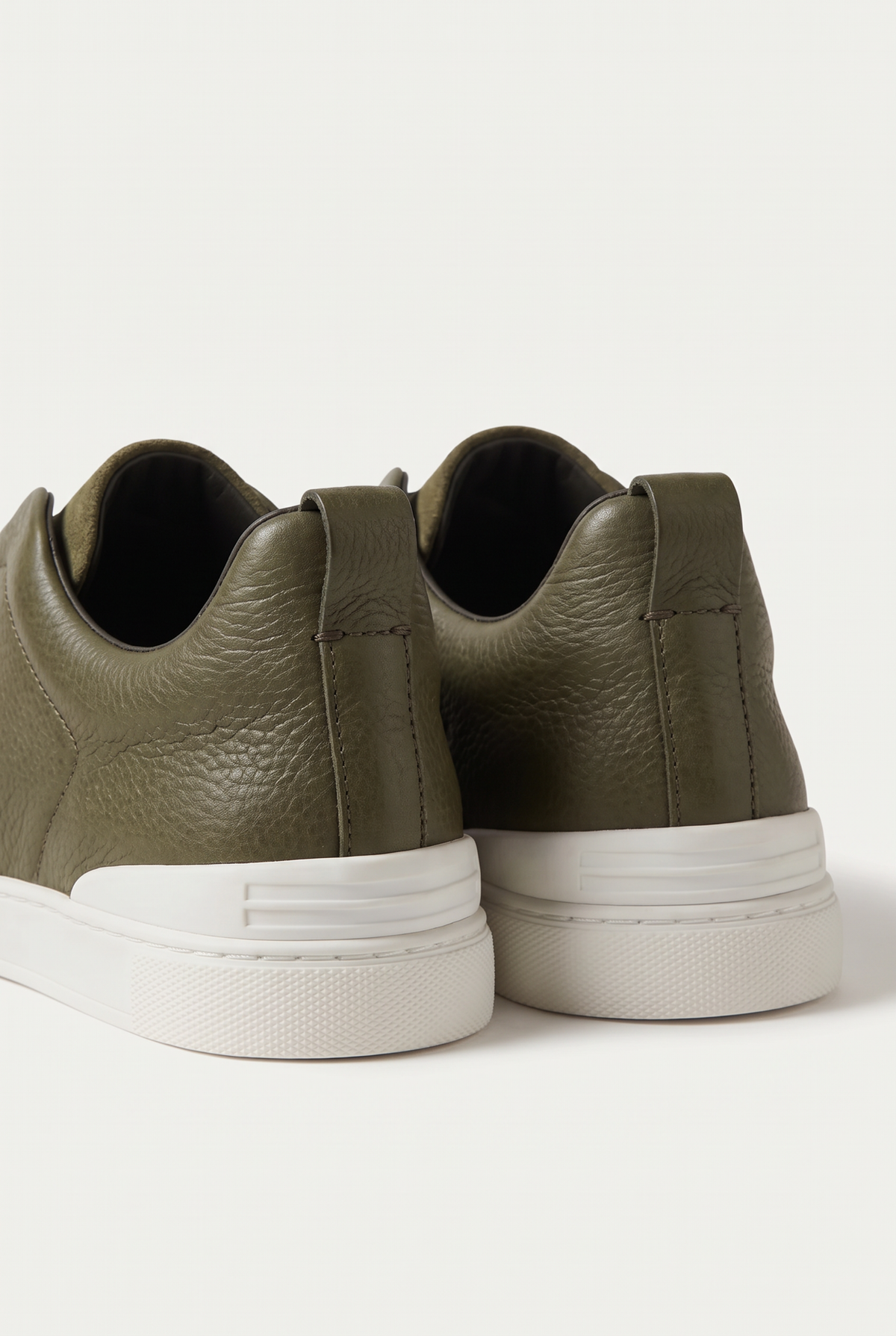 Monaco Leather Sneaker Olive