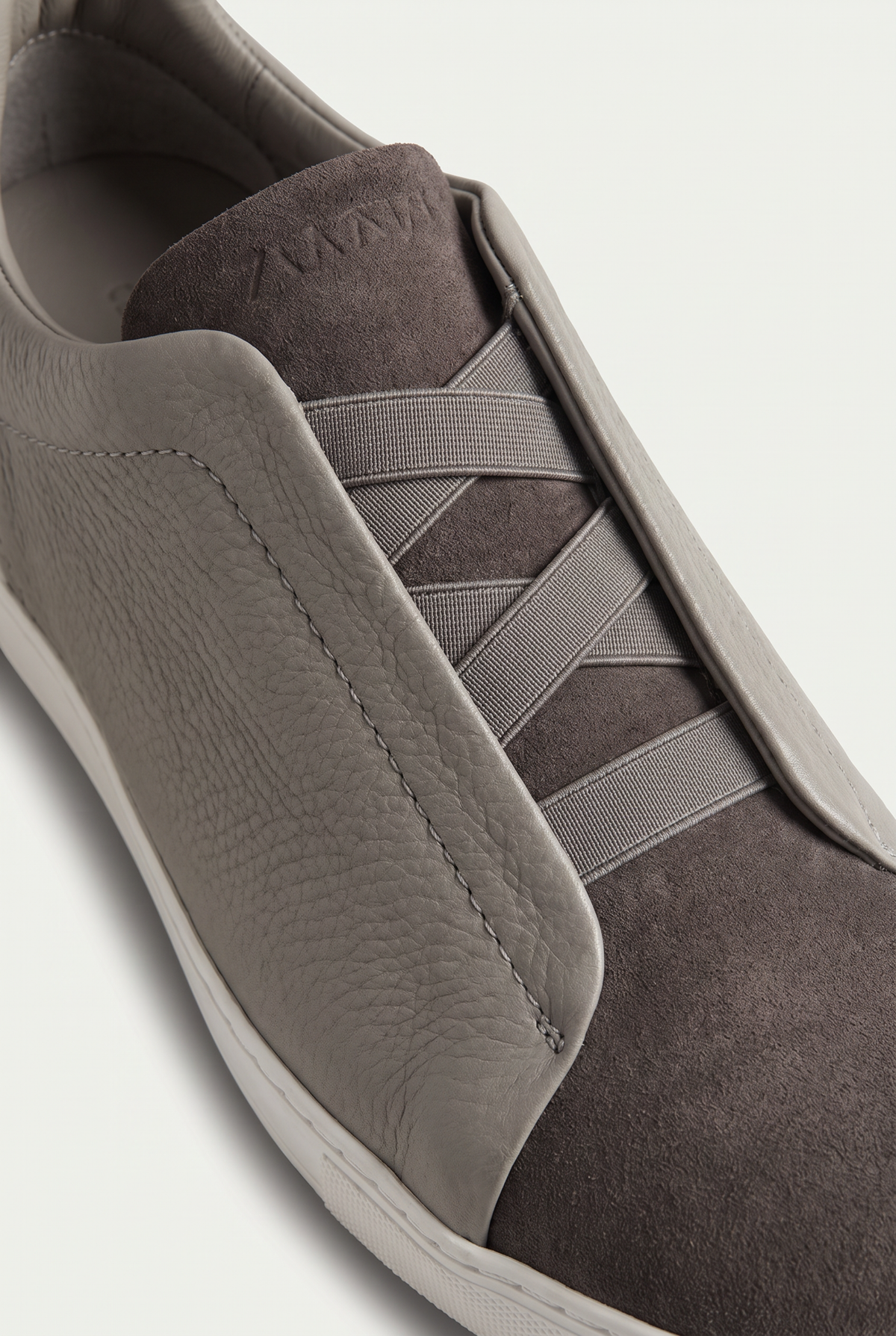 Monaco Leather Sneaker Stone Taupe
