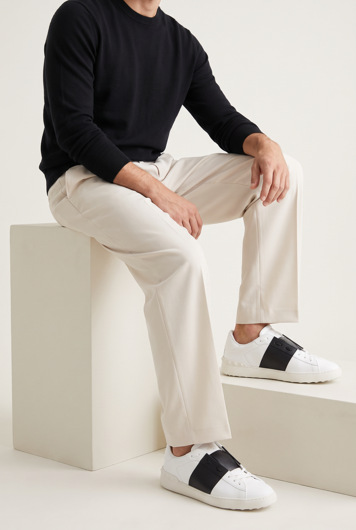 Operator Sneaker White Black