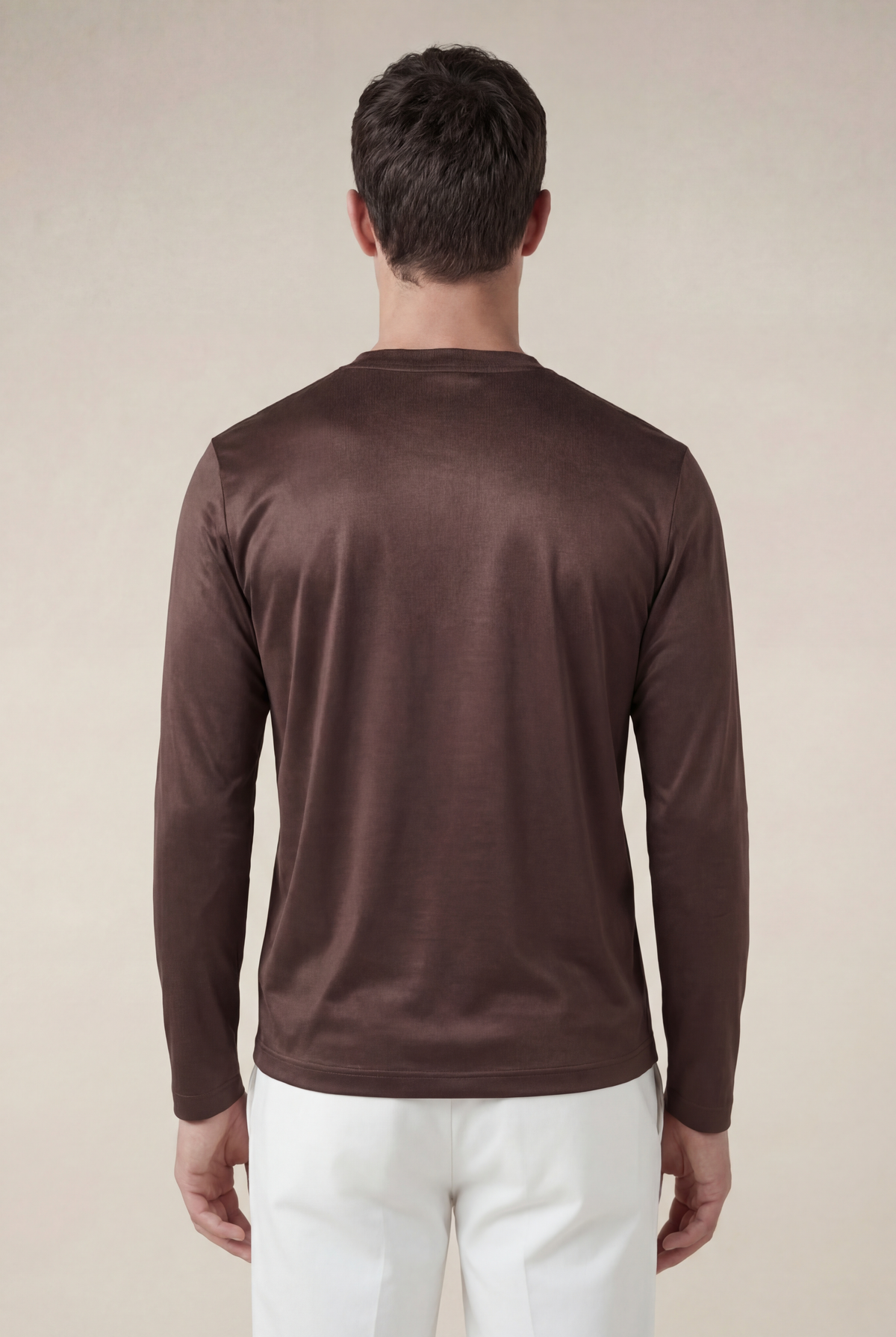 Portofino Long Sleeve Tee Brown