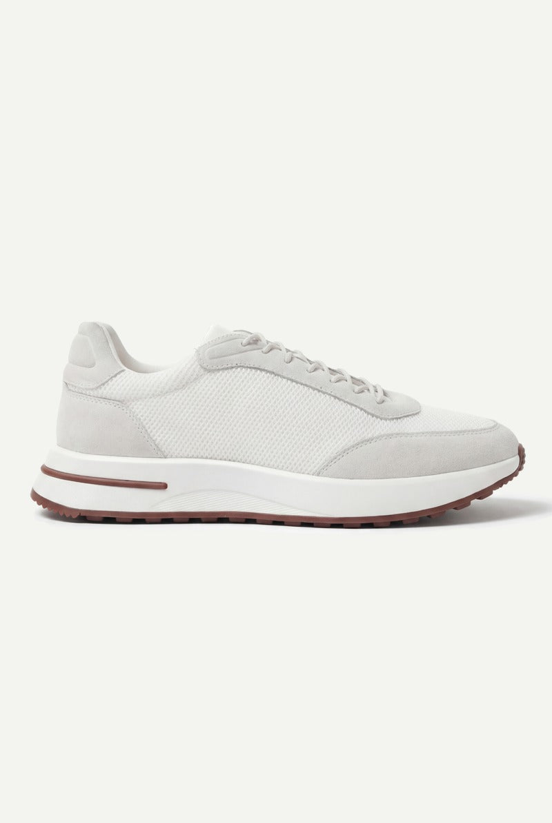 Portofino Trainer Suede White