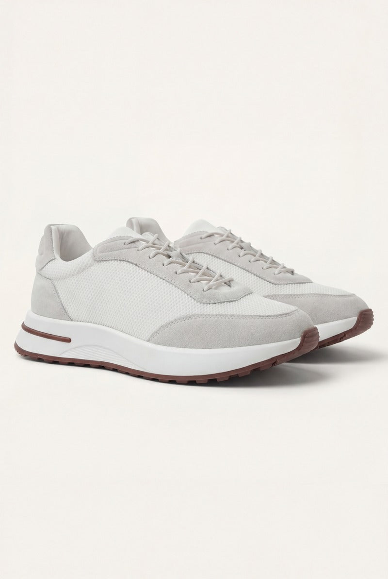 Portofino Trainer Suede White