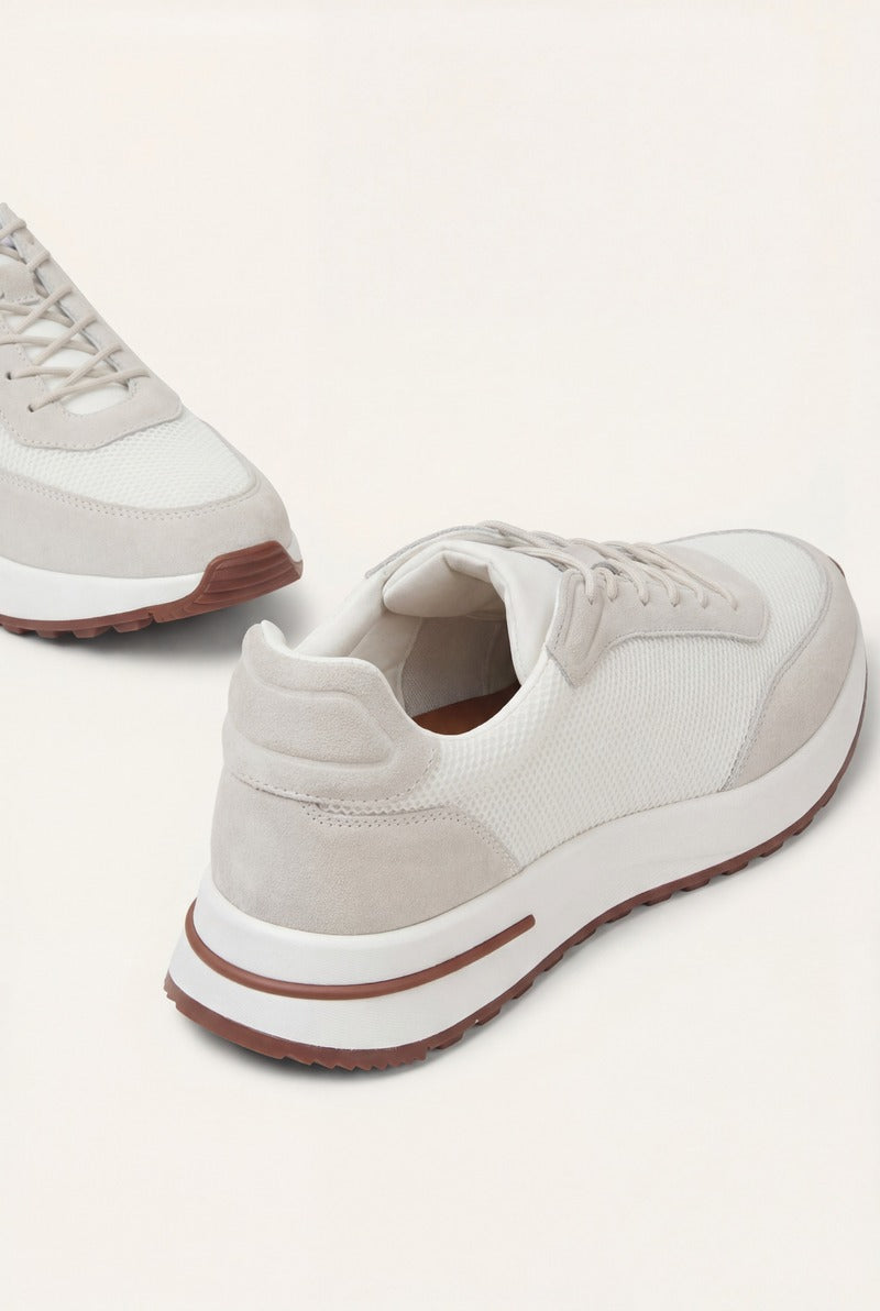 Portofino Trainer Suede White
