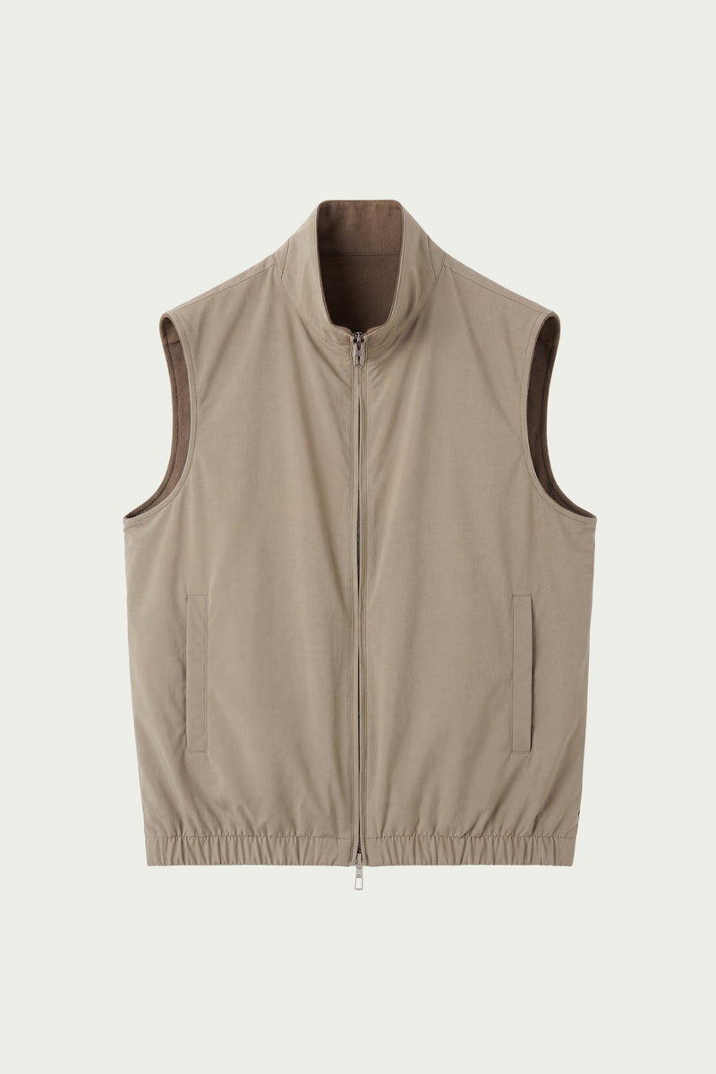 Reversible Bodywarmer Taupe