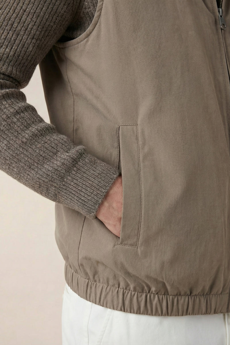 Reversible Bodywarmer Taupe