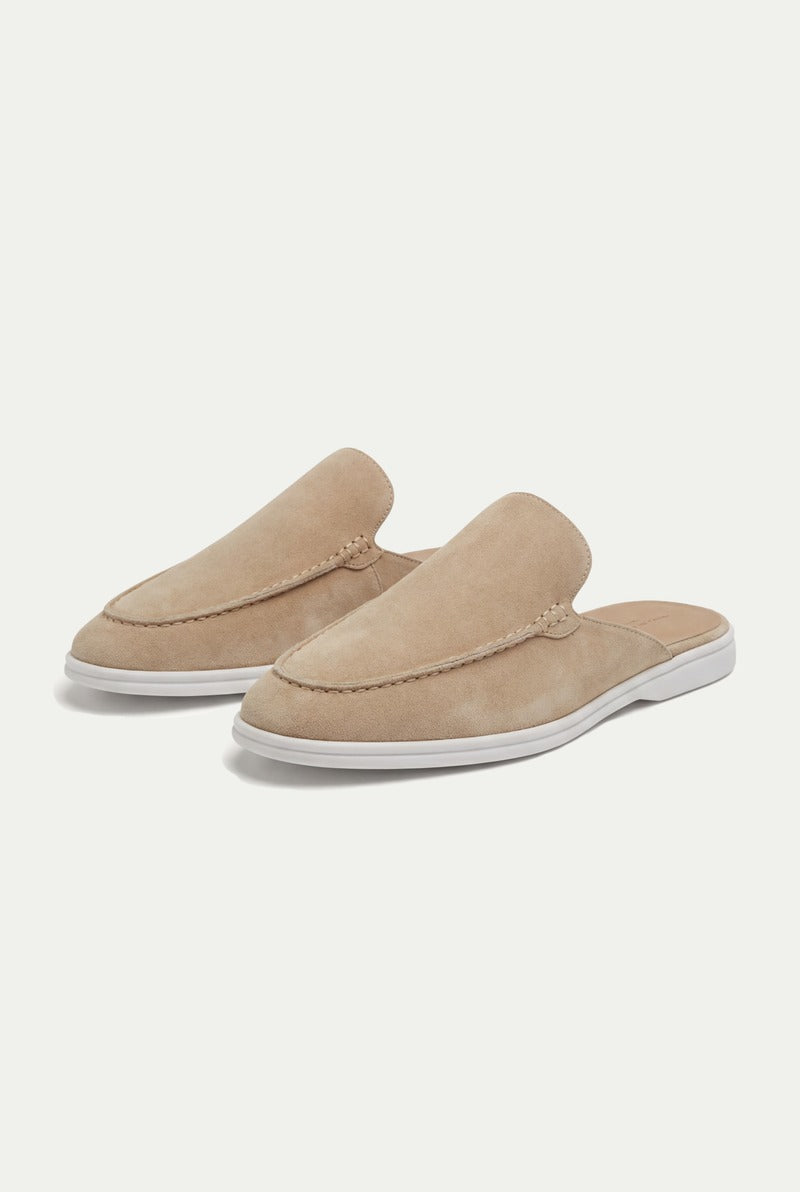 Yacht Suède Mule Beige