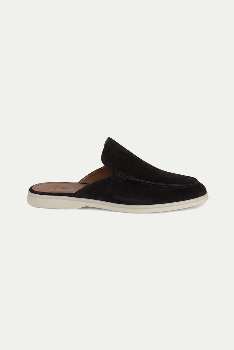 Yacht Suède Mule Black