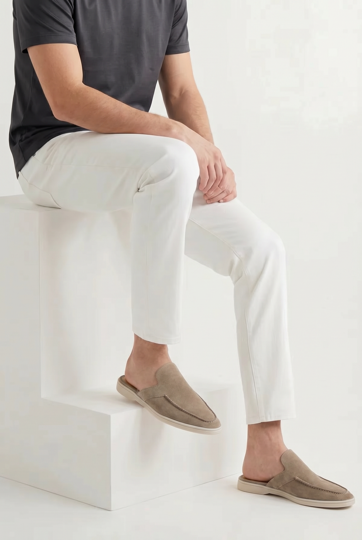 Yacht Suède Mule V2 Stone