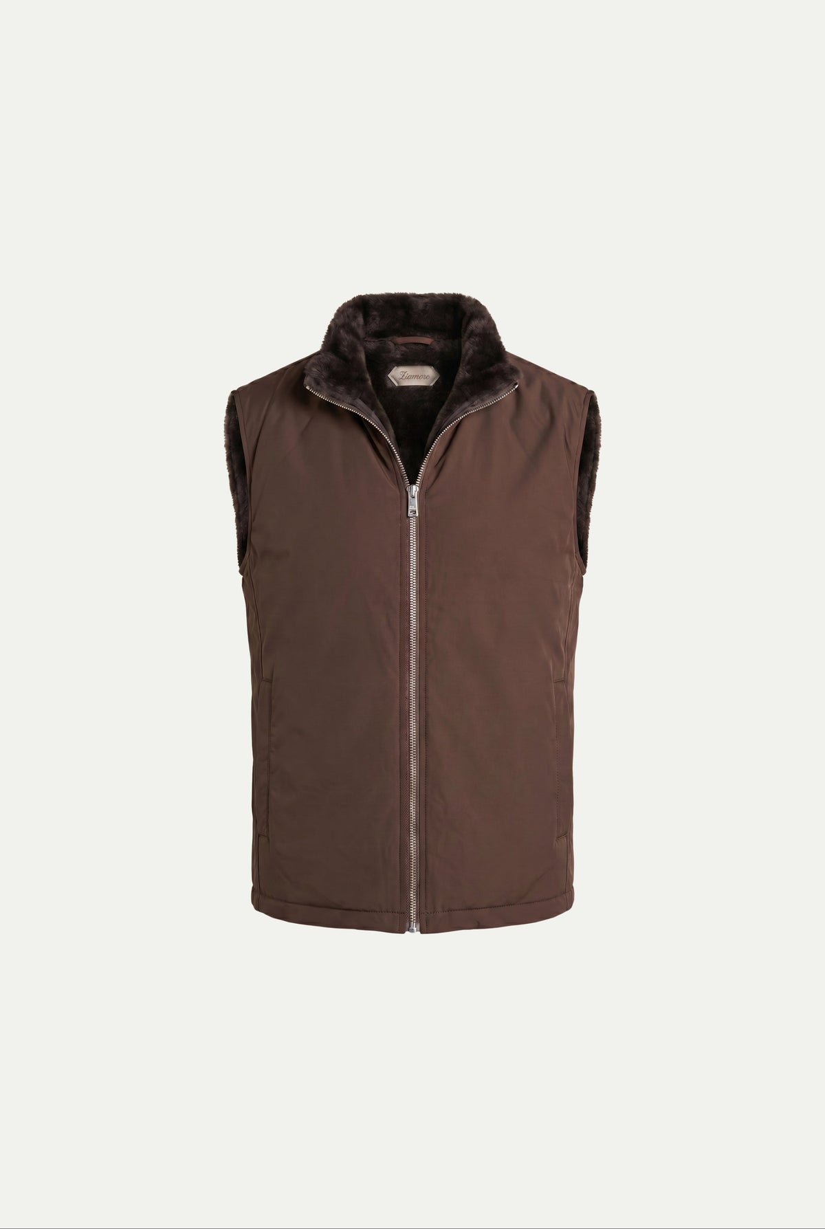 Ziamore Fur Bodywarmer Chocolate